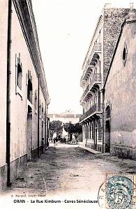2483- Oran - Rue Kimburn - Caves Seneclauze - 1906